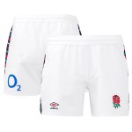 England Rugby Home Pro Short 2024/25 - White - Mens England Rugby Home Pro Short 2024/25 - White - Mens