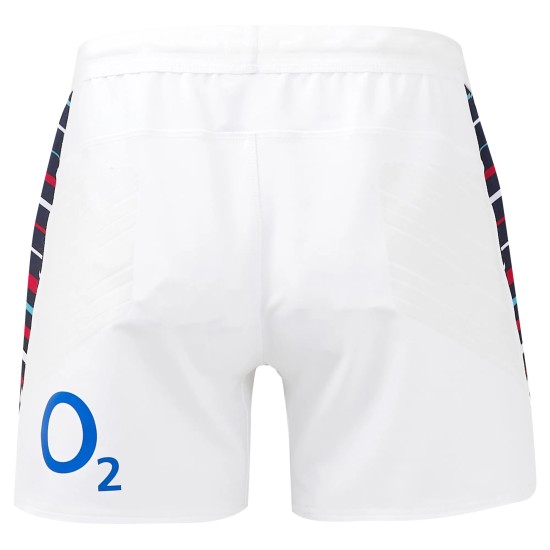 England Rugby Home Pro Short 2024/25 - White - Mens England Rugby Home Pro Short 2024/25 - White - Mens