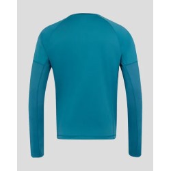 Men’s England Rugby 25/26 Contact Long Sleeve Drill Top – Storm Blue Men’s England Rugby 25/26 Contact Long Sleeve Drill Top – Storm Blue