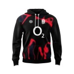 England Rugby Home Replica Shirt 2023/24 Cotton Hoodie - Mens England Rugby Home Replica Shirt 2023/24 Cotton Hoodie - Mens