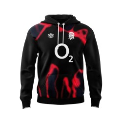 England Rugby Home Replica Shirt 2023/24 Cotton Hoodie - Mens