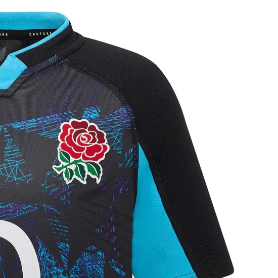 England Rugby Alternate Replica Jersey 2025/26 - Black - Junior England Rugby Alternate Replica Jersey 2025/26 - Black - Junior