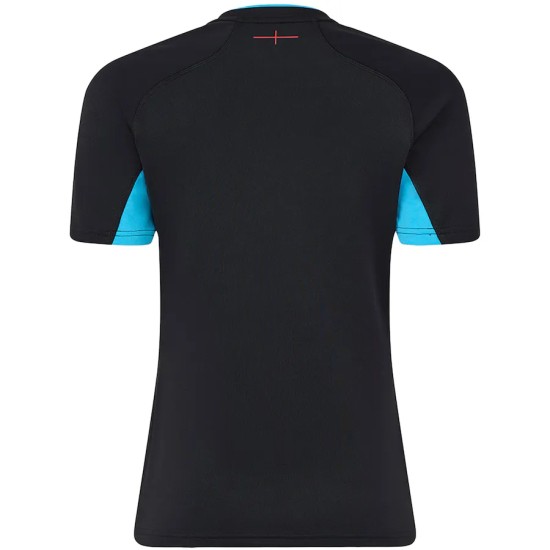 England Rugby Alternate Replica Jersey 2025/26 - Black - Womens England Rugby Alternate Replica Jersey 2025/26 - Black - Womens