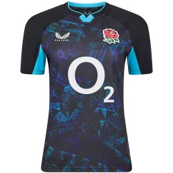 England Rugby Alternate Replica Jersey 2025/26 - Black - Womens England Rugby Alternate Replica Jersey 2025/26 - Black - Womens