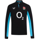 England Rugby Alternate Classic Long Sleeve Jersey 2025/26 - Black - Mens England Rugby Alternate Classic Long Sleeve Jersey 2025/26 - Black - Mens