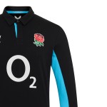 England Rugby Alternate Classic Long Sleeve Jersey 2025/26 - Black - Mens England Rugby Alternate Classic Long Sleeve Jersey 2025/26 - Black - Mens