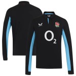 England Rugby Alternate Classic Long Sleeve Jersey 2025/26 - Black - Mens England Rugby Alternate Classic Long Sleeve Jersey 2025/26 - Black - Mens