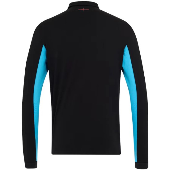 England Rugby Alternate Classic Long Sleeve Jersey 2025/26 - Black - Mens England Rugby Alternate Classic Long Sleeve Jersey 2025/26 - Black - Mens