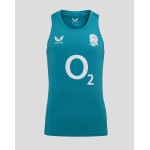 Men’s England Rugby 25/26 Performance Sleeveless Singlet – Storm Blue Men’s England Rugby 25/26 Performance Sleeveless Singlet – Storm Blue