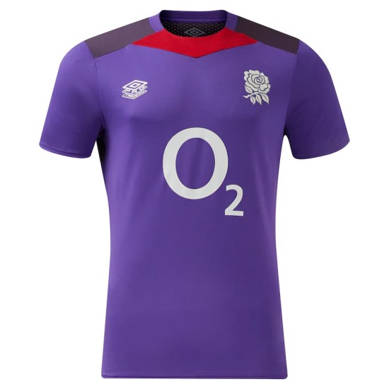 England Rugby Team Home Classic Short Sleeve Shirt 2024/25 - Purple - Mens England Rugby Team Home Classic Short Sleeve Shirt 2024/25 - Purple - Mens