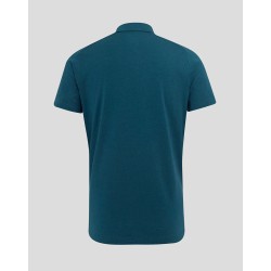 Men's England Rugby 25/26 Travel Short Sleeve Polo - Reflecting Pond Men's England Rugby 25/26 Travel Short Sleeve Polo - Reflecting Pond