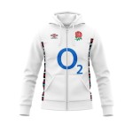 England Rugby Home Replica Jersey 2023/24 Cotton Zip Hoodie - Mens England Rugby Home Replica Jersey 2023/24 Cotton Zip Hoodie - Mens