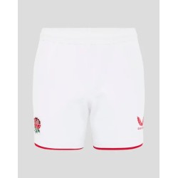 Men’s England Rugby 25/26 Home Pro Shorts – Brilliant White