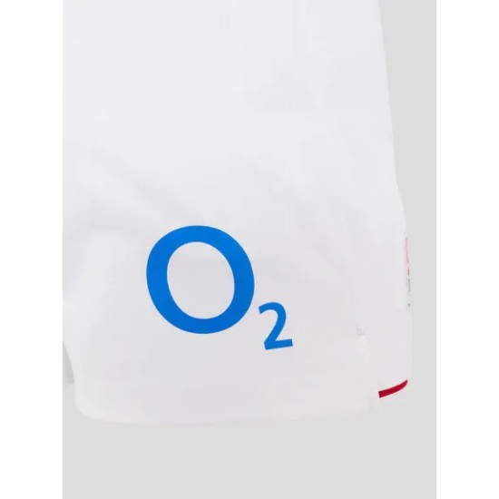 Men’s England Rugby 25/26 Home Pro Shorts – Brilliant White Men’s England Rugby 25/26 Home Pro Shorts – Brilliant White