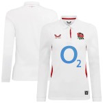 England Rugby Home Classic Long Sleeve Jersey 2025/26 - White - Womens England Rugby Home Classic Long Sleeve Jersey 2025/26 - White - Womens