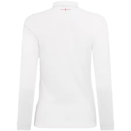 England Rugby Home Classic Long Sleeve Jersey 2025/26 - White - Womens England Rugby Home Classic Long Sleeve Jersey 2025/26 - White - Womens