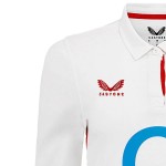 England Rugby Home Classic Long Sleeve Jersey 2025/26 - White - Womens England Rugby Home Classic Long Sleeve Jersey 2025/26 - White - Womens