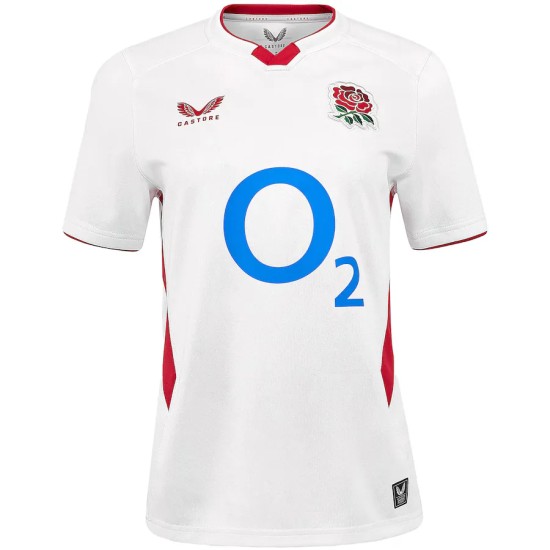 England Rugby Home Replica Jersey 2025/26 - White - Womens England Rugby Home Replica Jersey 2025/26 - White - Womens