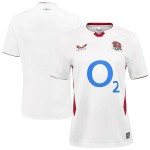 England Rugby Home Replica Jersey 2025/26 - White - Womens England Rugby Home Replica Jersey 2025/26 - White - Womens