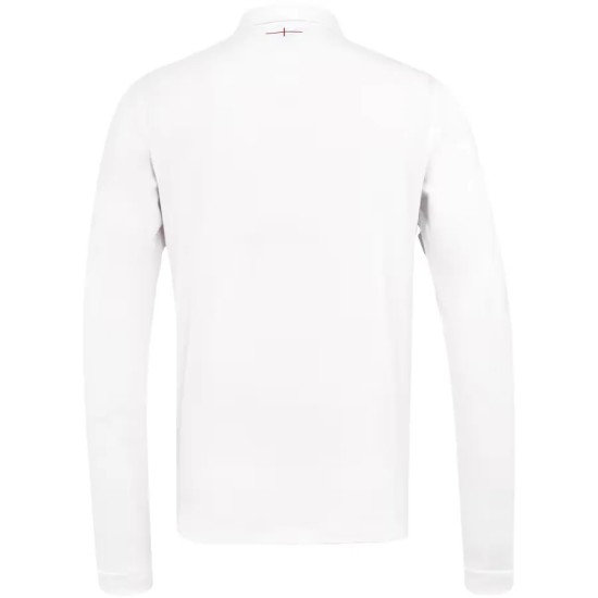 England Rugby Home Classic Long Sleeve Jersey 2025/26 - White - Mens England Rugby Home Classic Long Sleeve Jersey 2025/26 - White - Mens