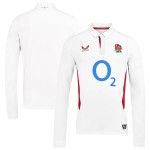 England Rugby Home Classic Long Sleeve Jersey 2025/26 - White - Mens England Rugby Home Classic Long Sleeve Jersey 2025/26 - White - Mens