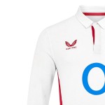 England Rugby Home Classic Long Sleeve Jersey 2025/26 - White - Mens England Rugby Home Classic Long Sleeve Jersey 2025/26 - White - Mens