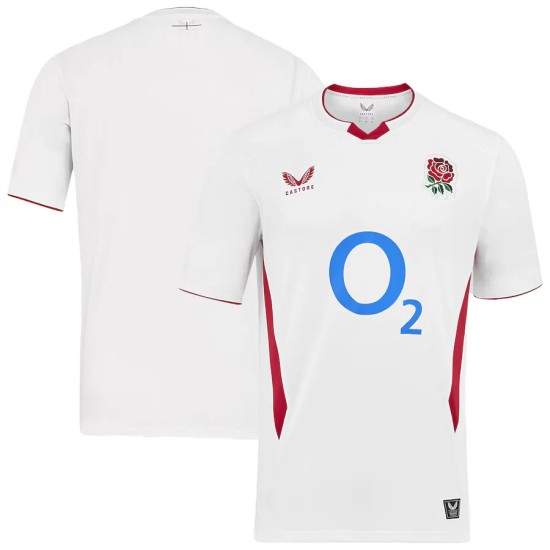 England Rugby Home Replica Jersey 2025/26 - White - Mens England Rugby Home Replica Jersey 2025/26 - White - Mens