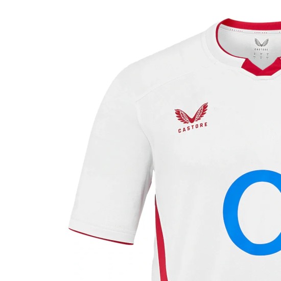 England Rugby Home Replica Jersey 2025/26 - White - Mens England Rugby Home Replica Jersey 2025/26 - White - Mens